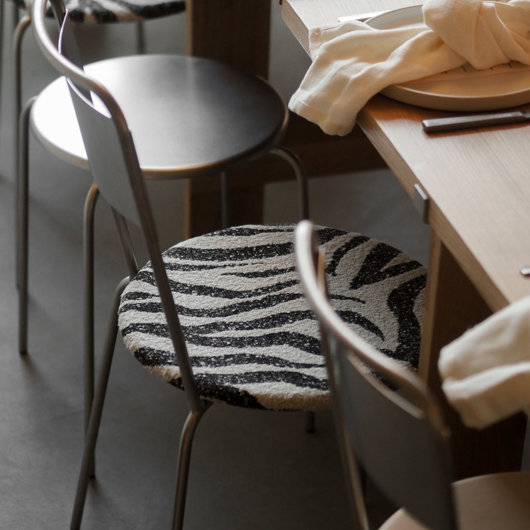 Frama Petit Rond Chair - Zebra Seat - Batten Home