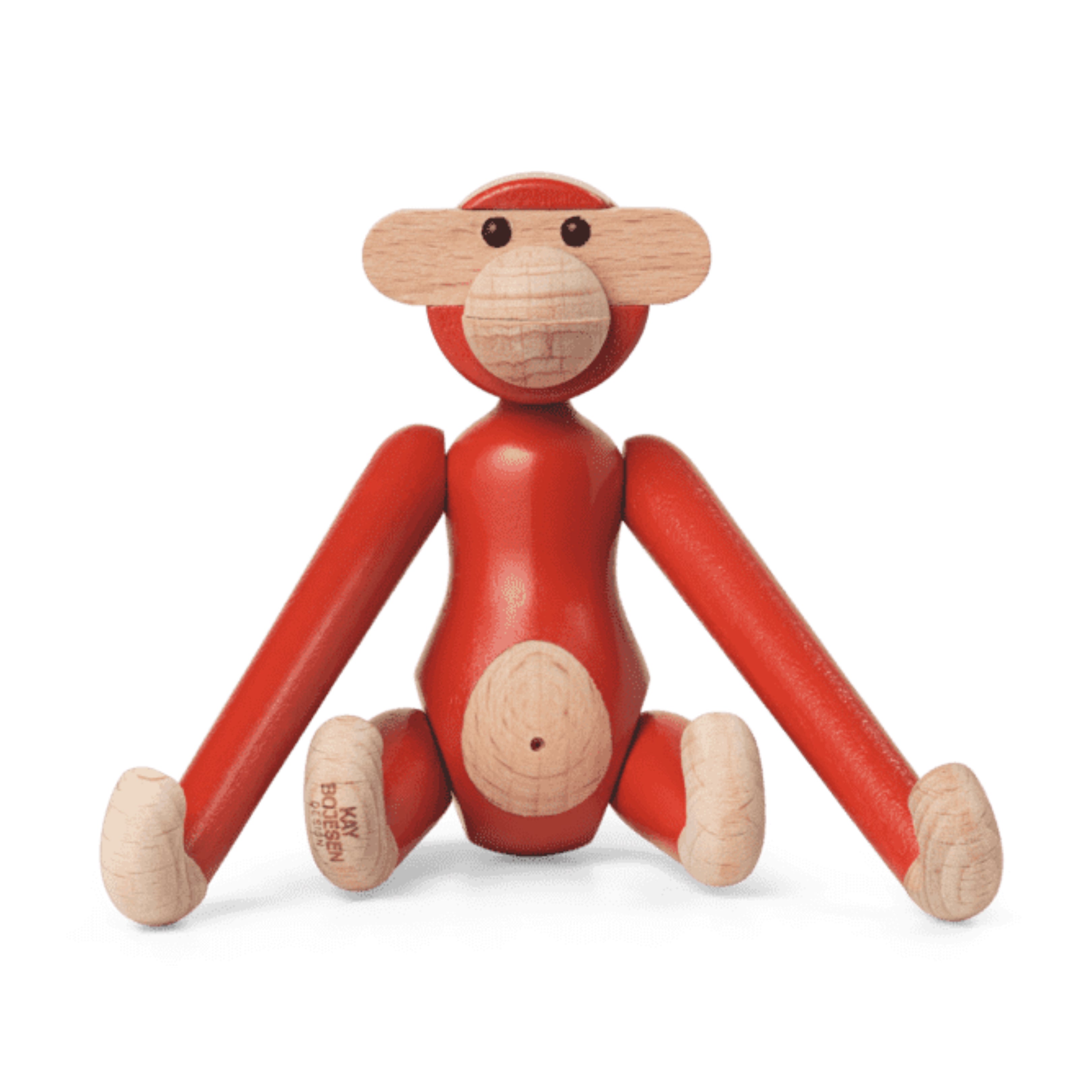 Kay Bojesen Monkey, Mini - Vintage Red
