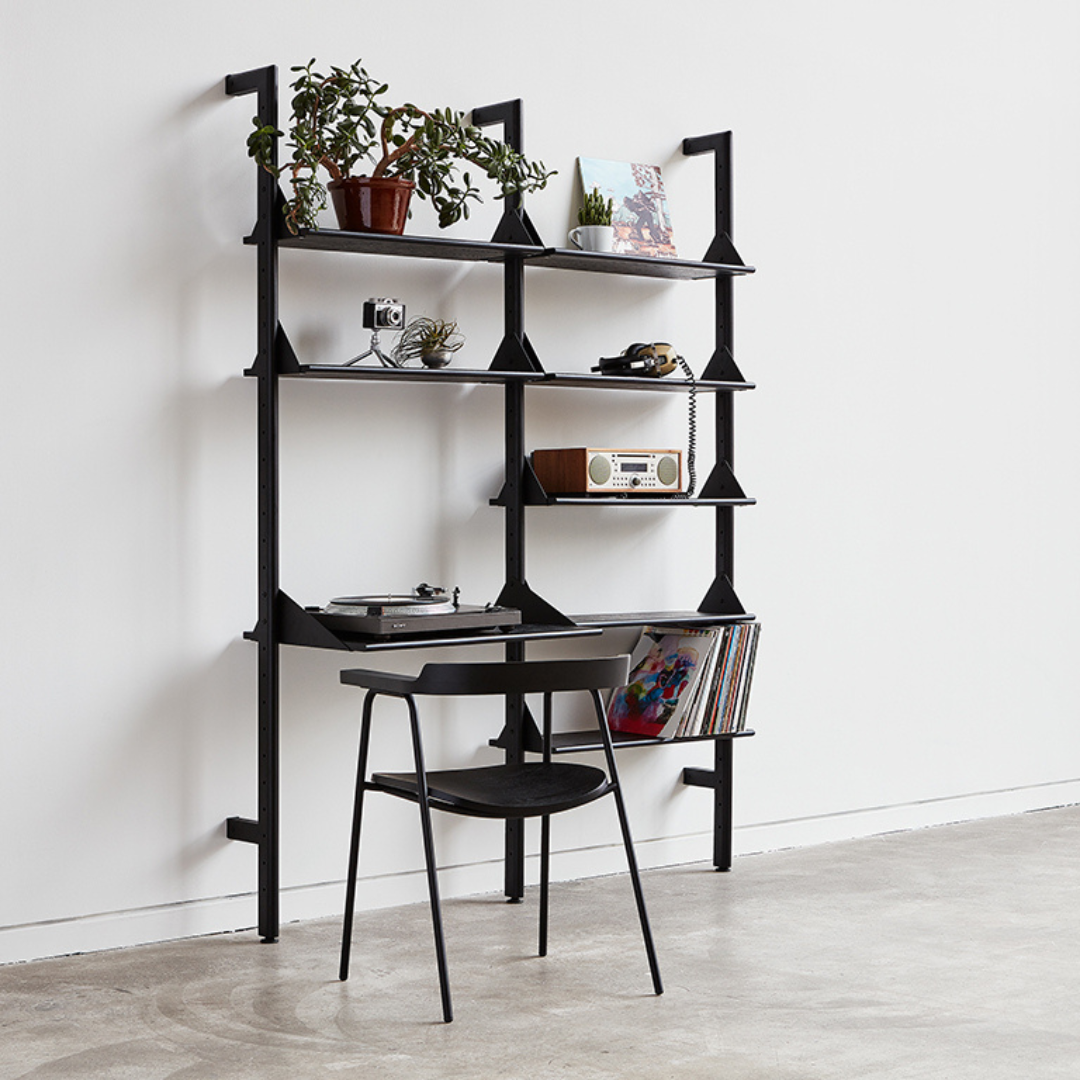 Branch-2 Shelving Unit with Desk