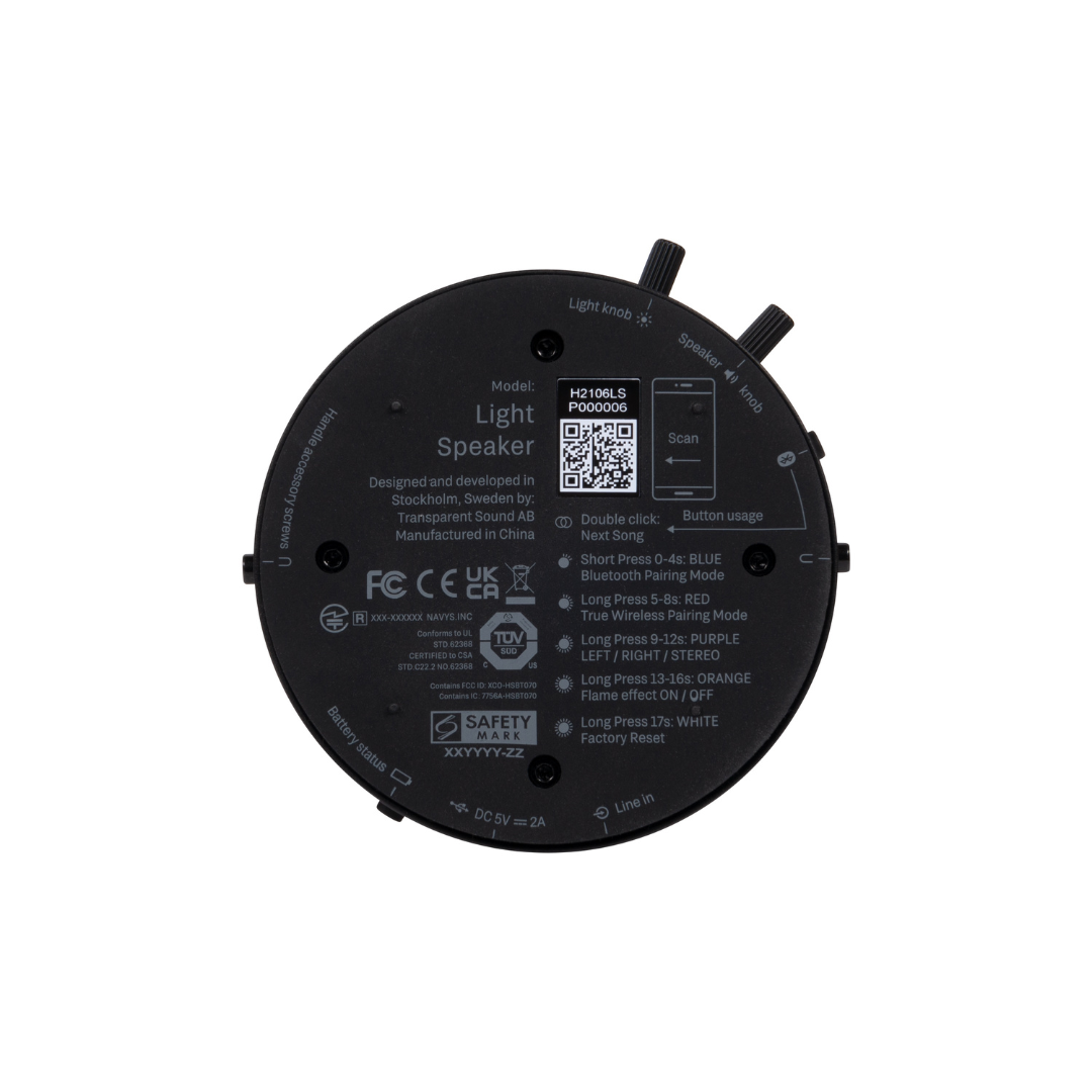 Light Speaker - Black