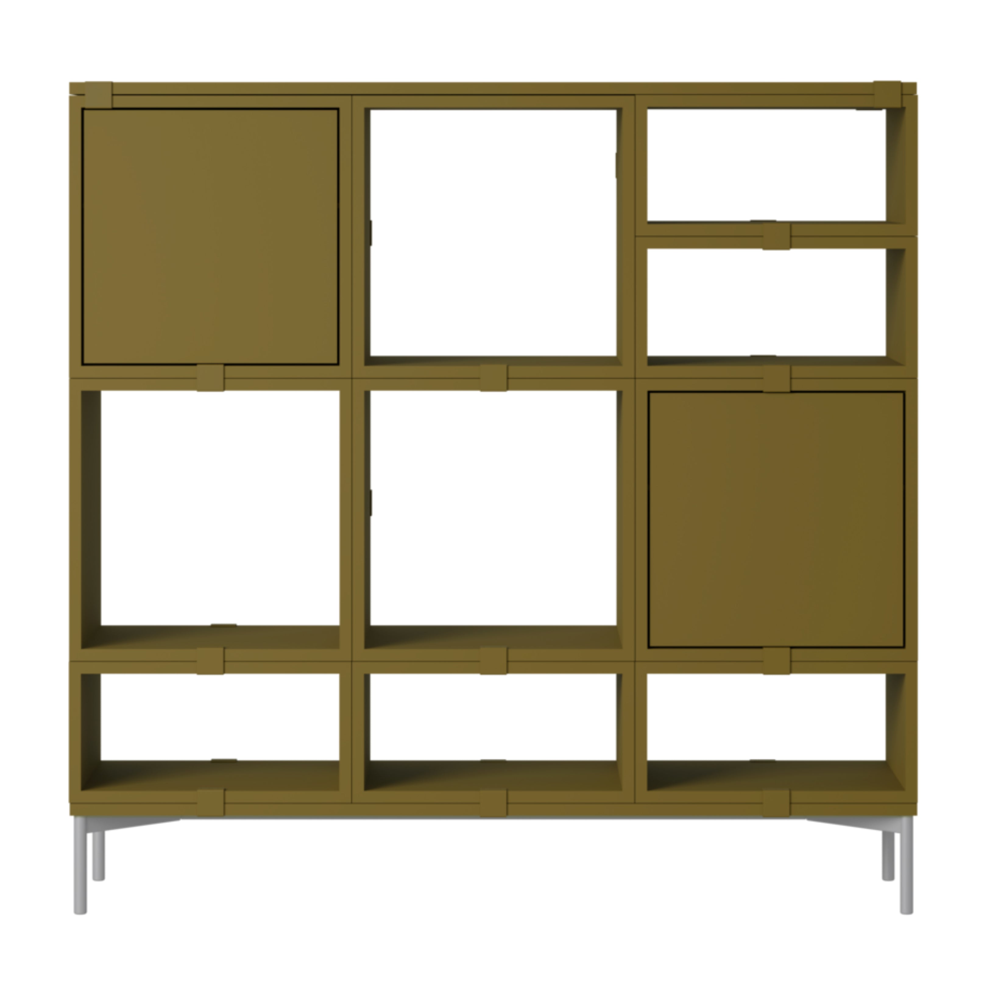 Stacked Storage System | Hallway | Configuration Three - Batten Home