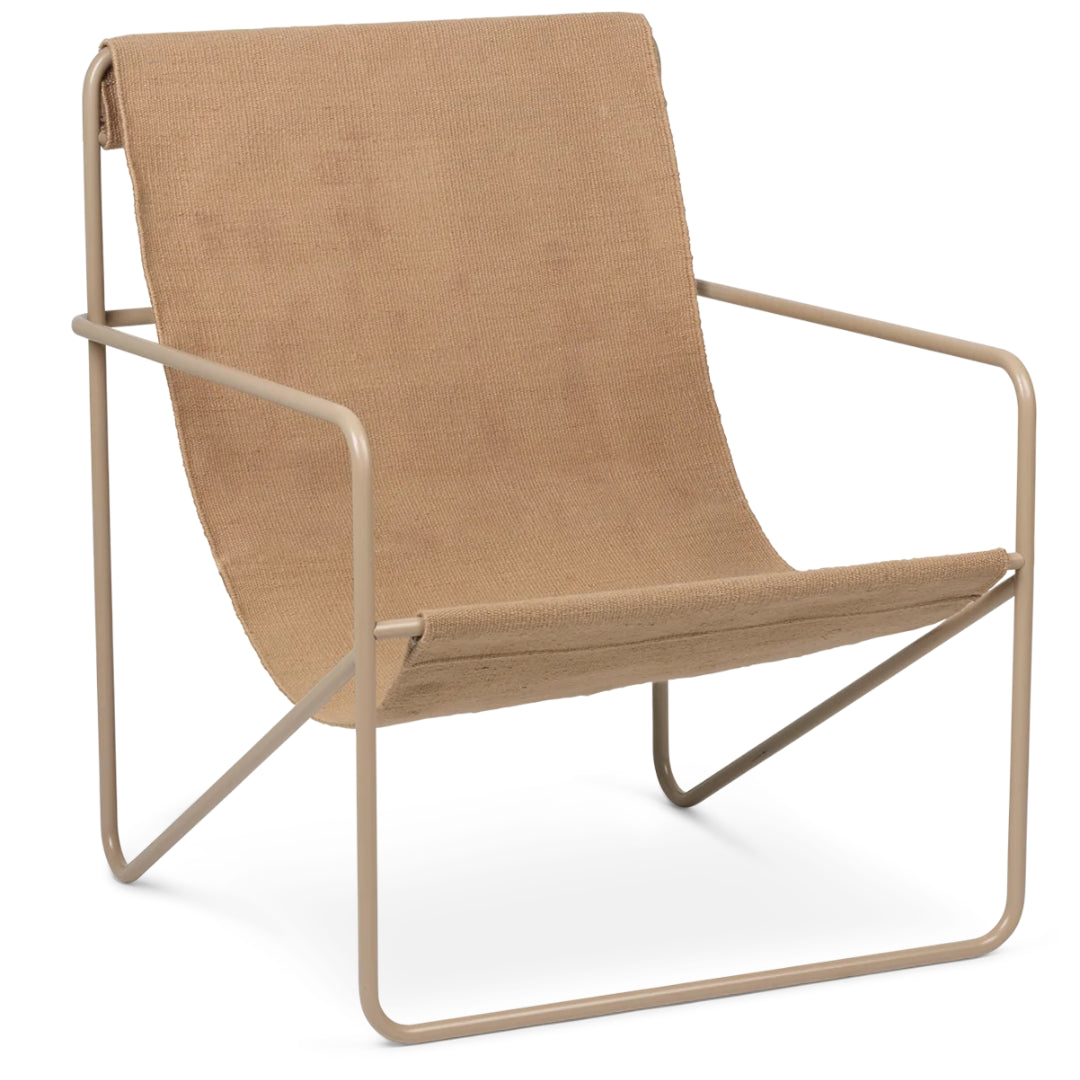 Ferm Living Desert Lounge Chair - Cashmere - Batten Home Ferm Living Desert Lounge Chair - Cashmere - Batten Home