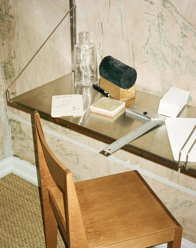 Shelf Library Desk Section │ H42.7 │ Stainless Steel