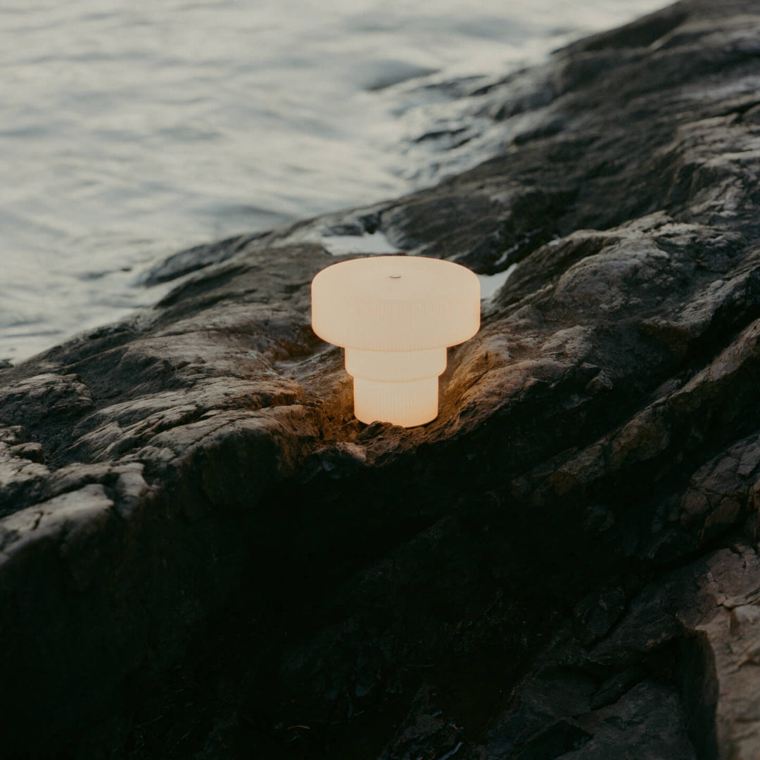 Ferm Living Ripple Portable Lamp - Medium - Batten Home
