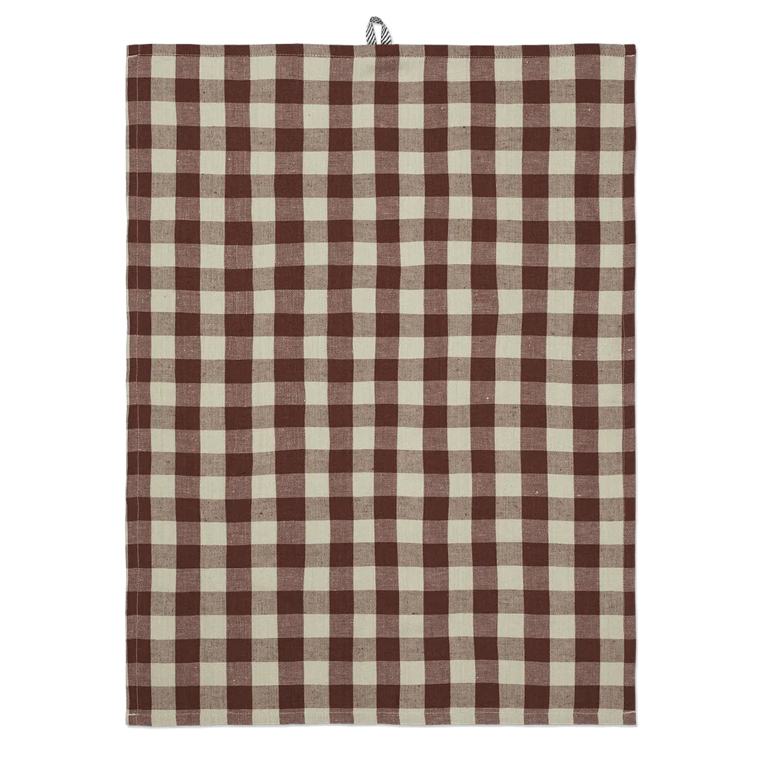 Hale Tea Towel Cinnamon | Grey Green