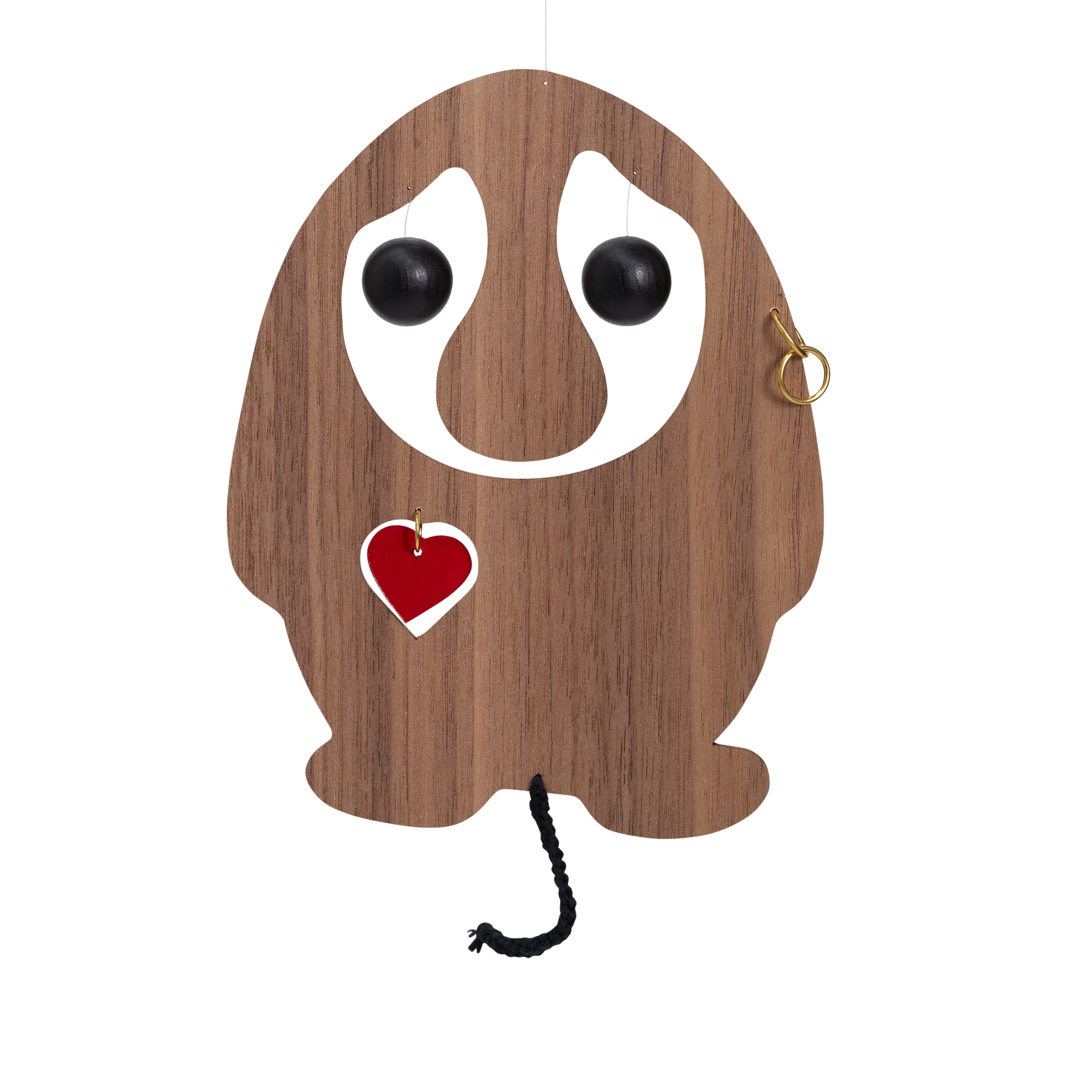 Puffin' Troll Teak Mobile