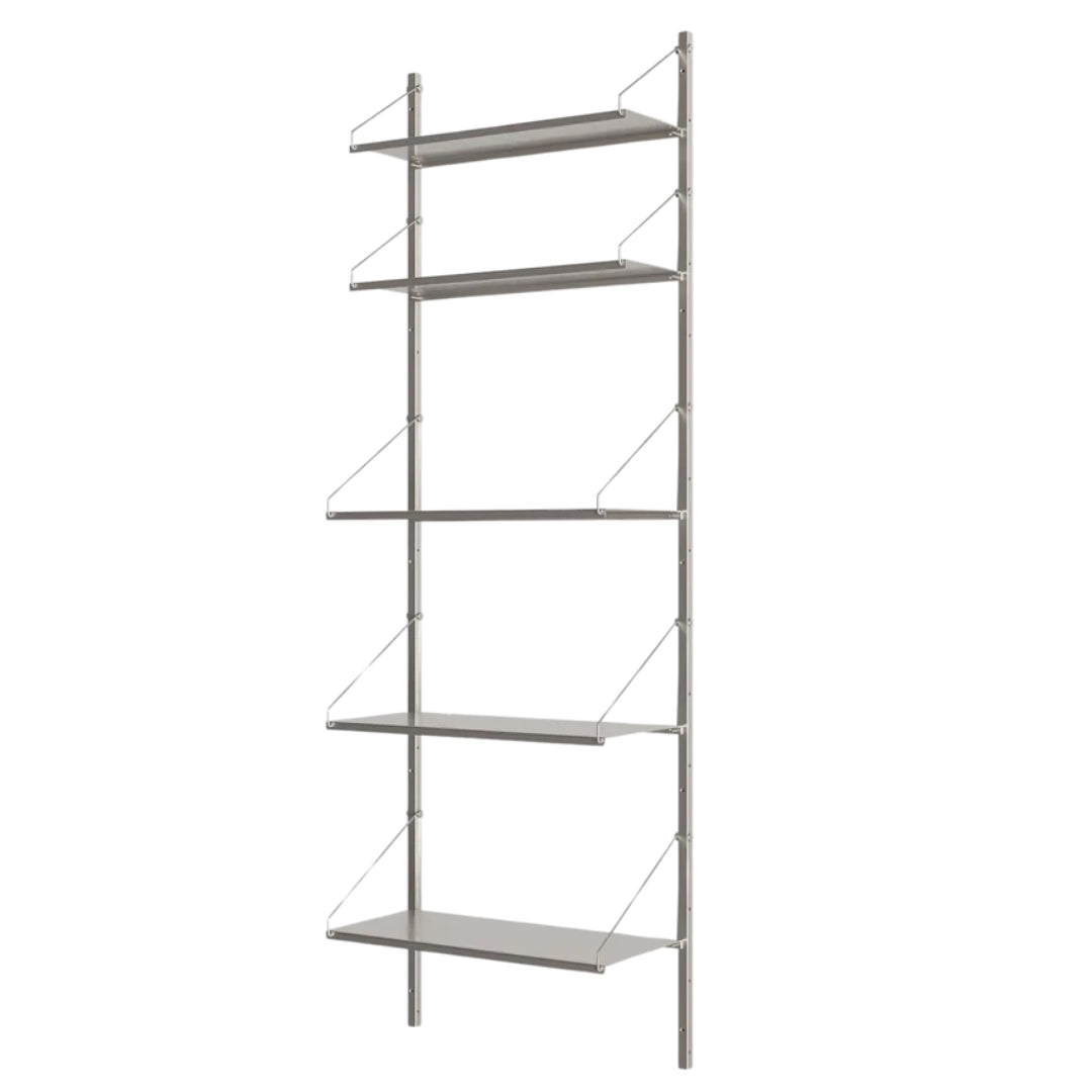 Shelf Library Single Section │ H73 │ Stainless Steel