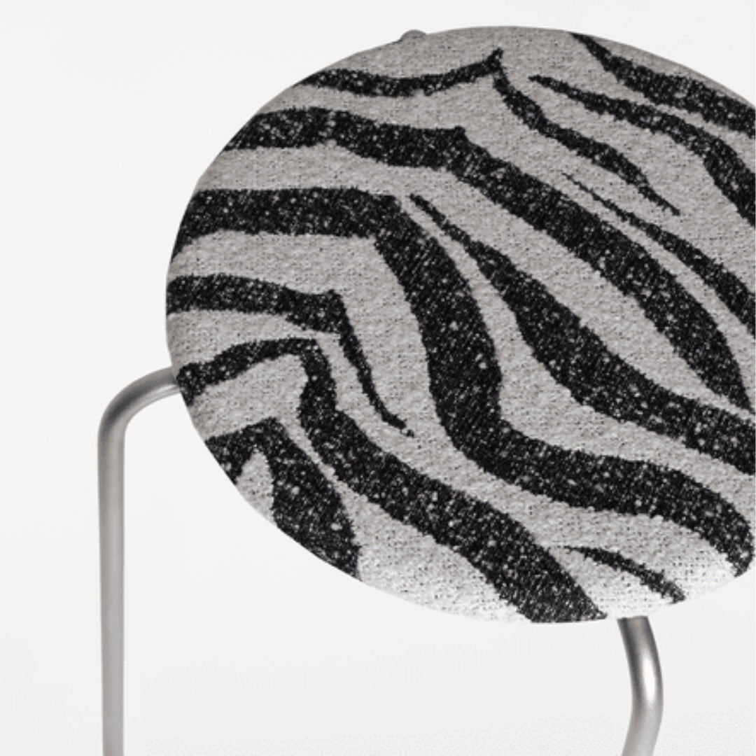 Frama Petit Rond Stool - Zebra Seat - Batten Home