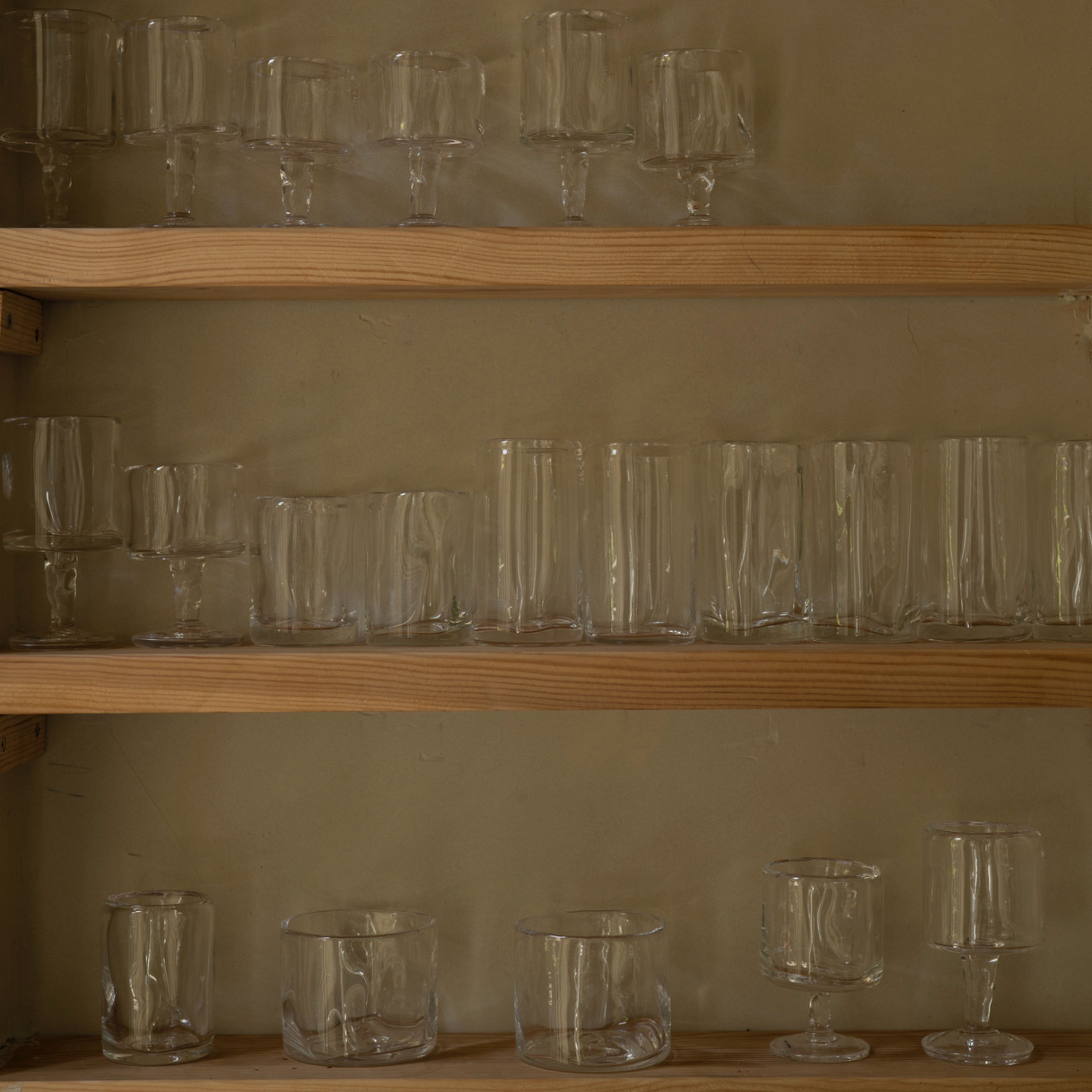 0405 Glass Set of 4 - Clear - Medium