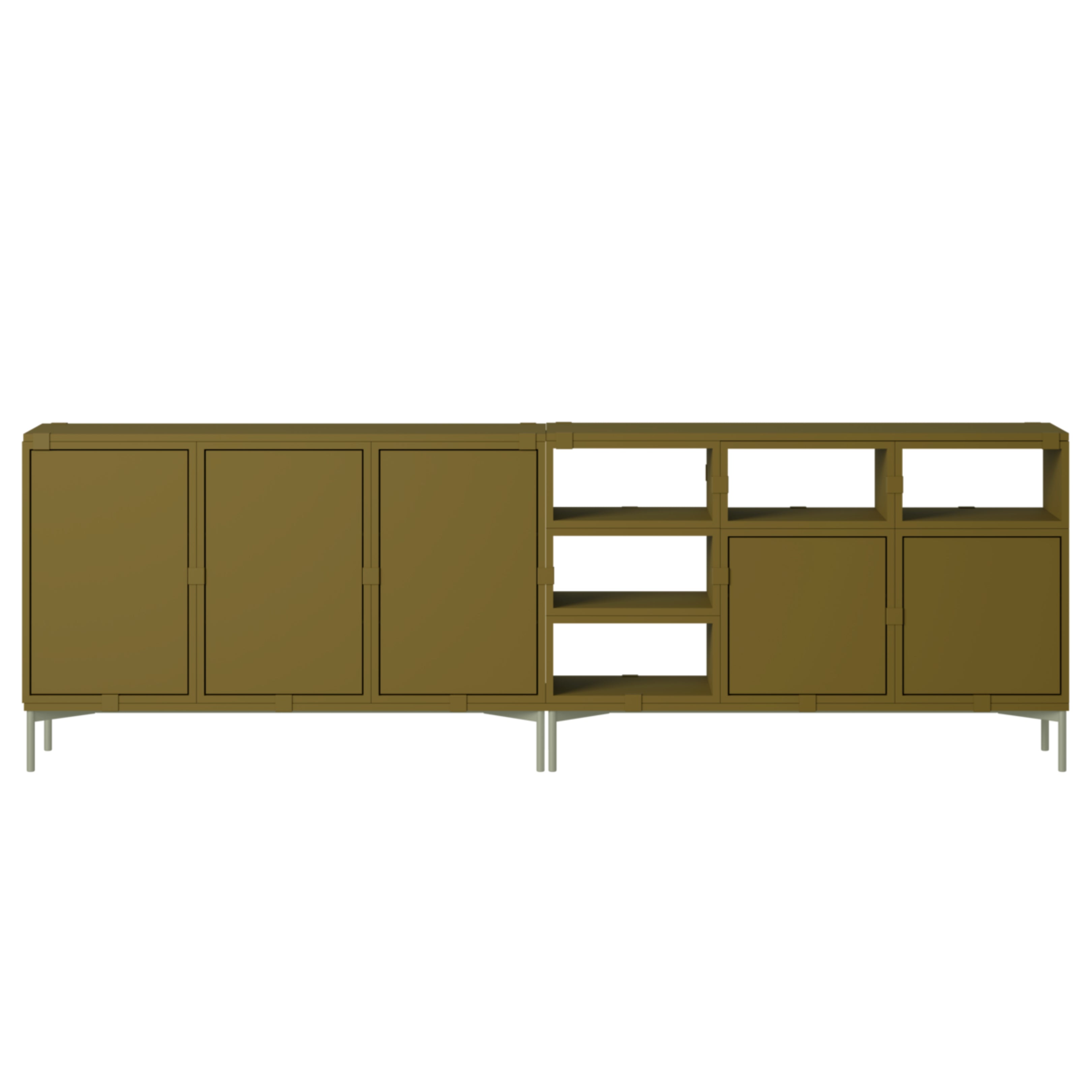 Stacked Storage System | Sideboard | Configuration Two - Batten Home