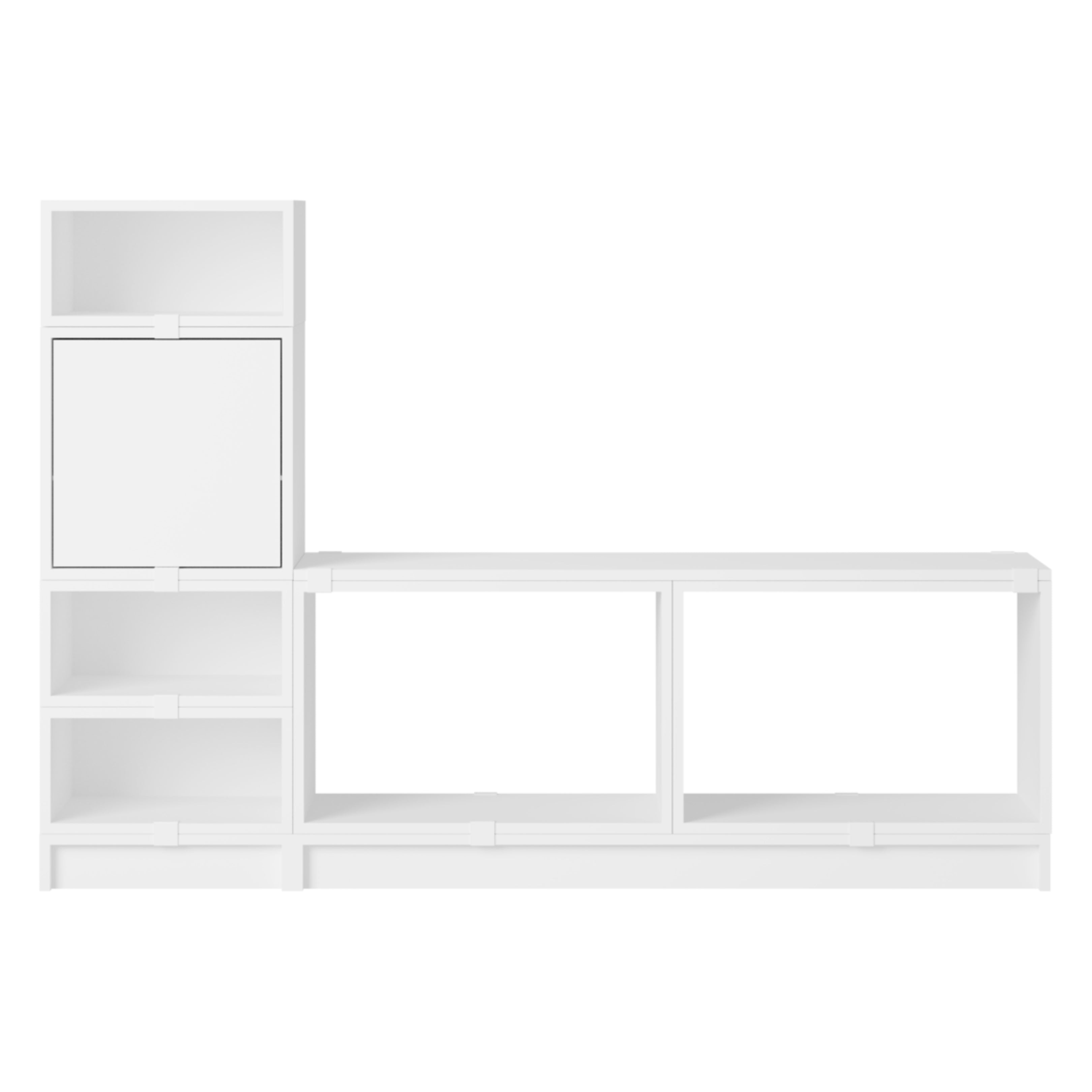 Stacked Storage System | Hallway | Configuration One - Batten Home