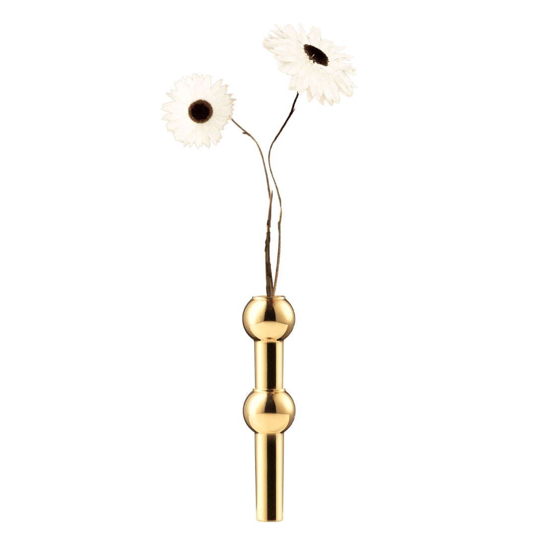 STOFF Nagel Vase, Solid Brass