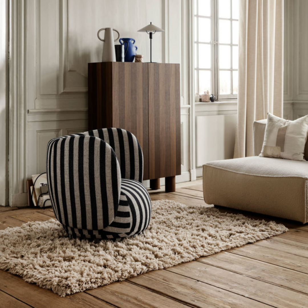 Rico Lounge Chair - Bouclé Sand