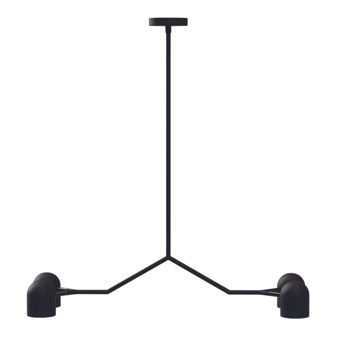 Tandem 4-Head Pendant Lamp
