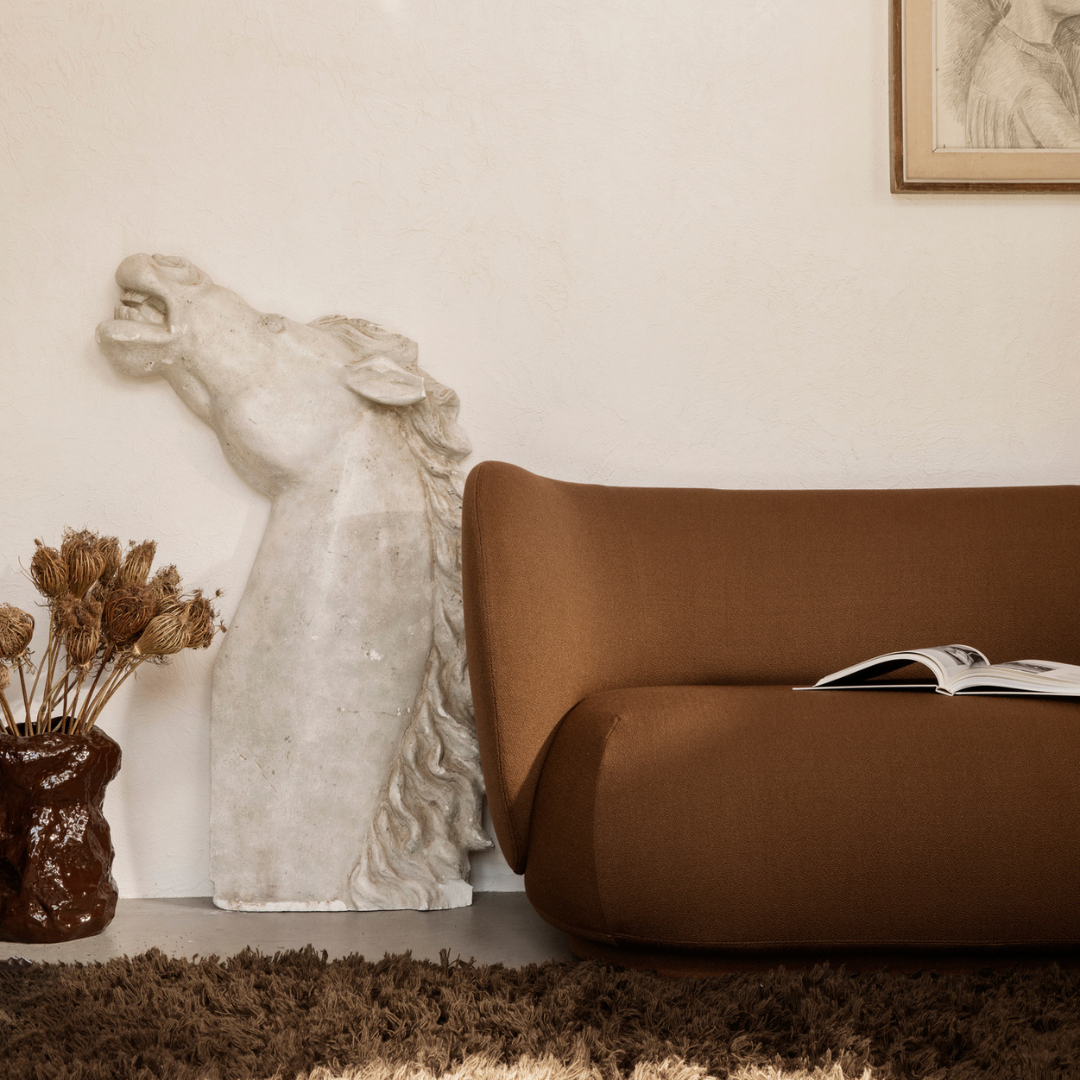 Rico 2-Seater Sofa - Bouclé Sand