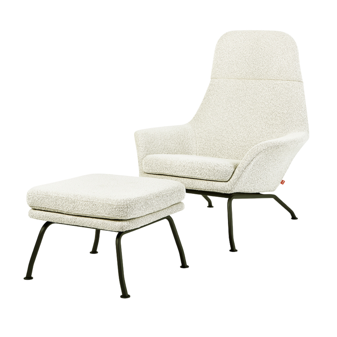 Tallinn Chair and Ottoman