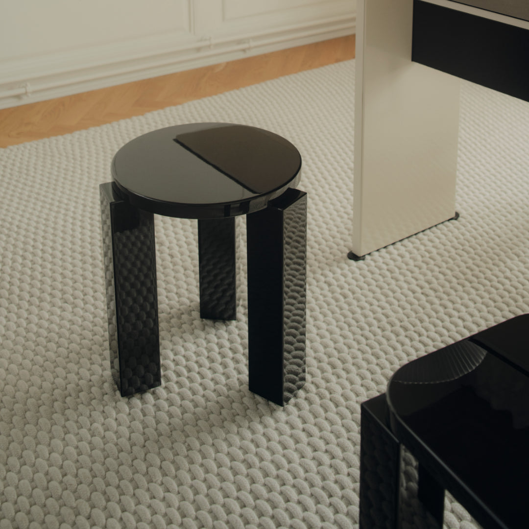 New Works Atlas Stool Round, Lacquered | Batten Home
