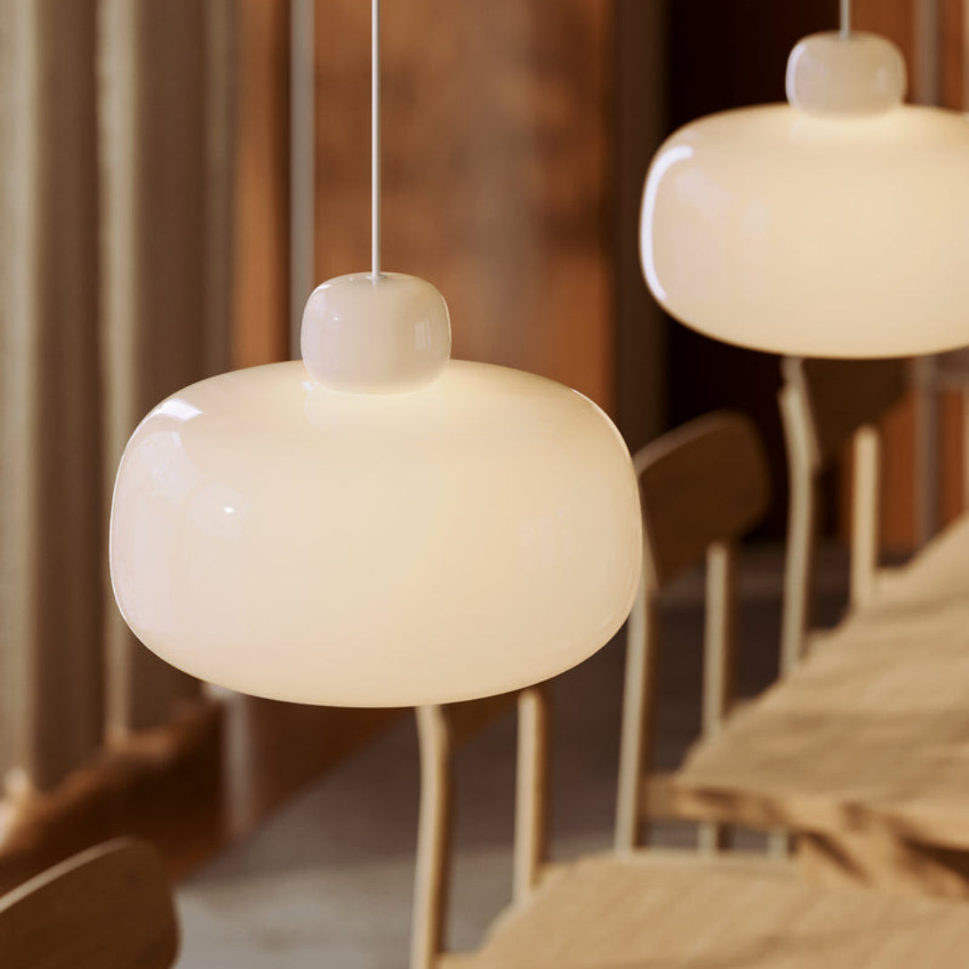 WOUD Stone Pendant Lamp - Glass - Batten Home