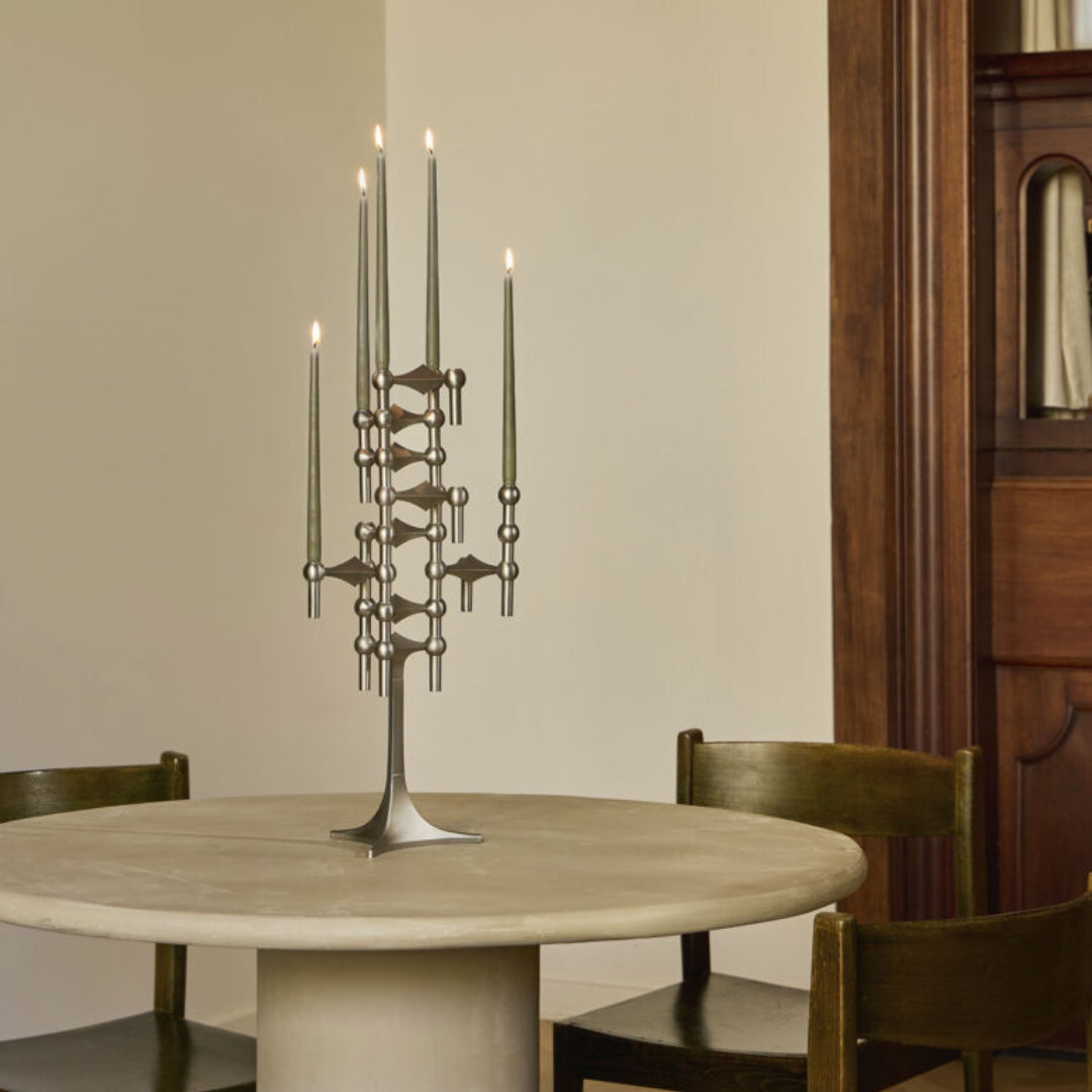 STOFF Nagel Stand, Brushed Chrome - Batten Home