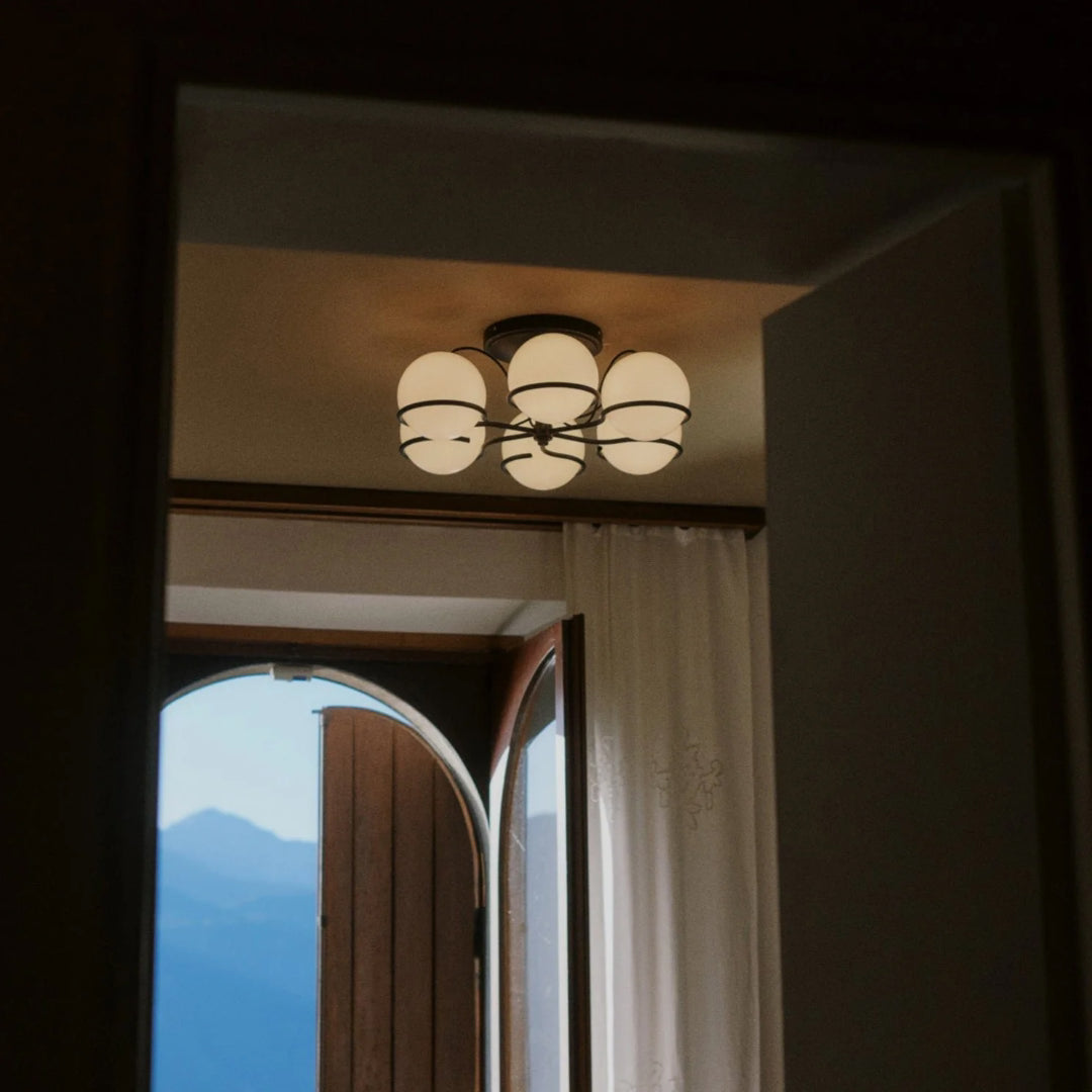 Model 2042 - 6 Opaline Spheres