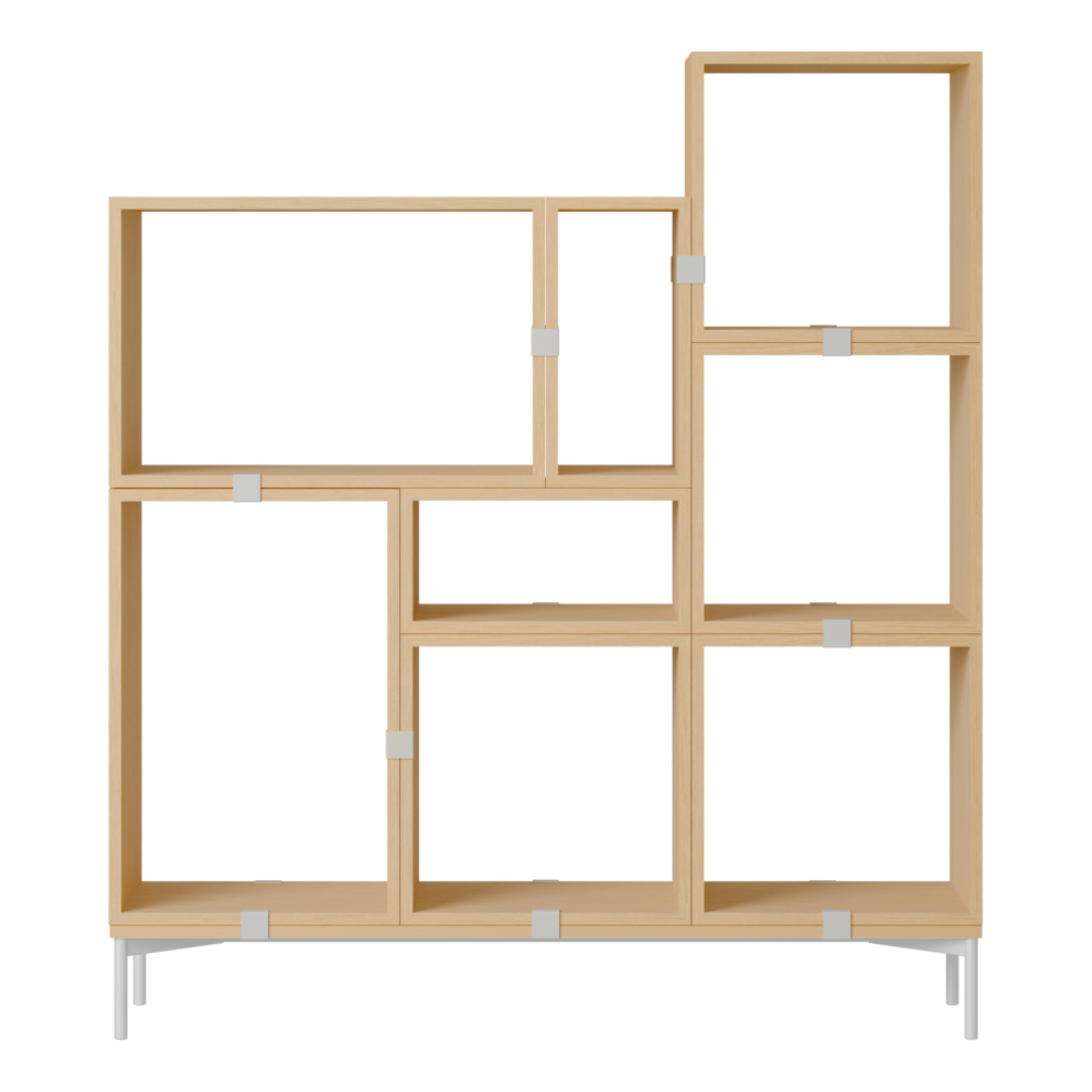 Stacked Storage System | Bookcase | Configuration Five - Batten Home