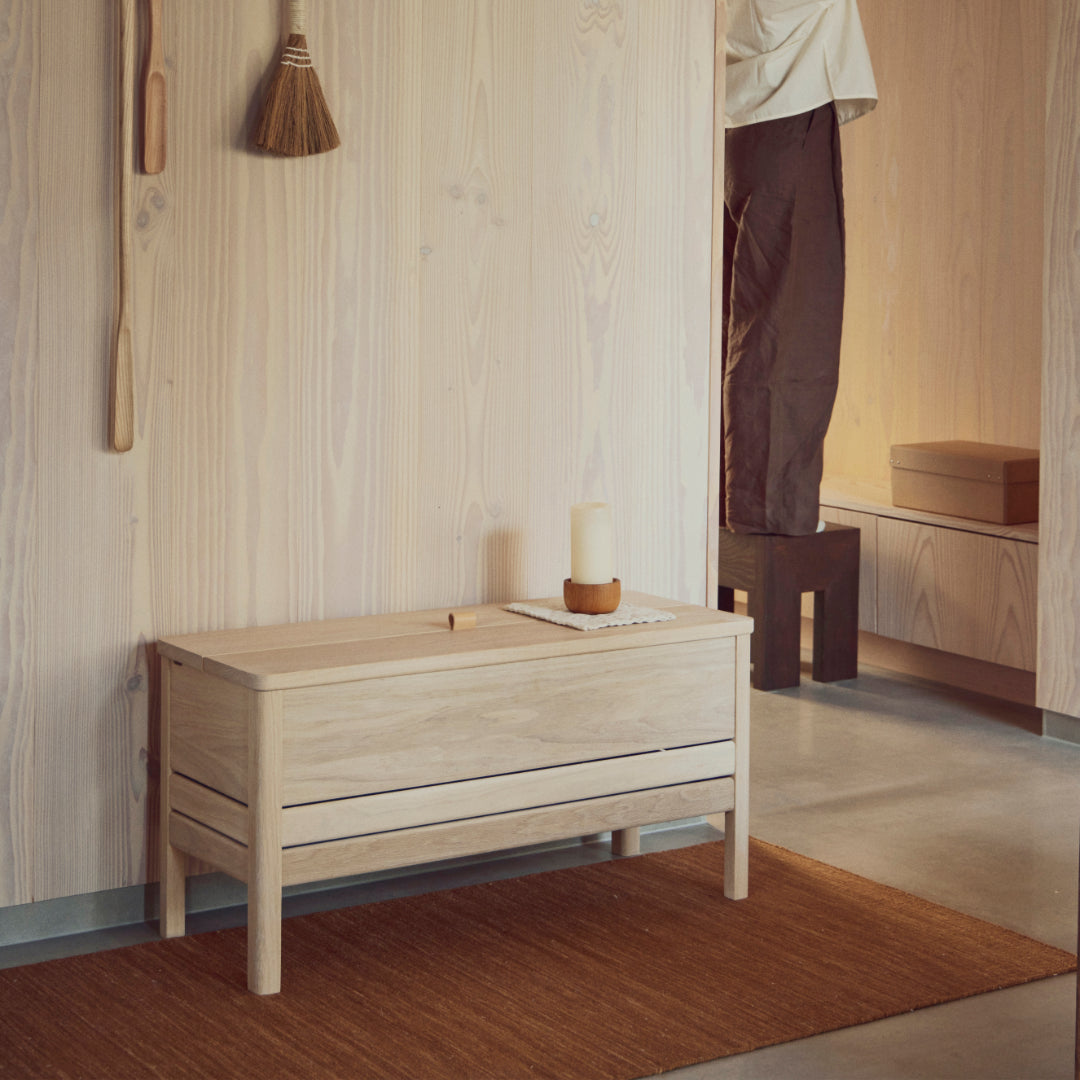 Form and Refine A Line Storage Bench - Medium - Batten Home
