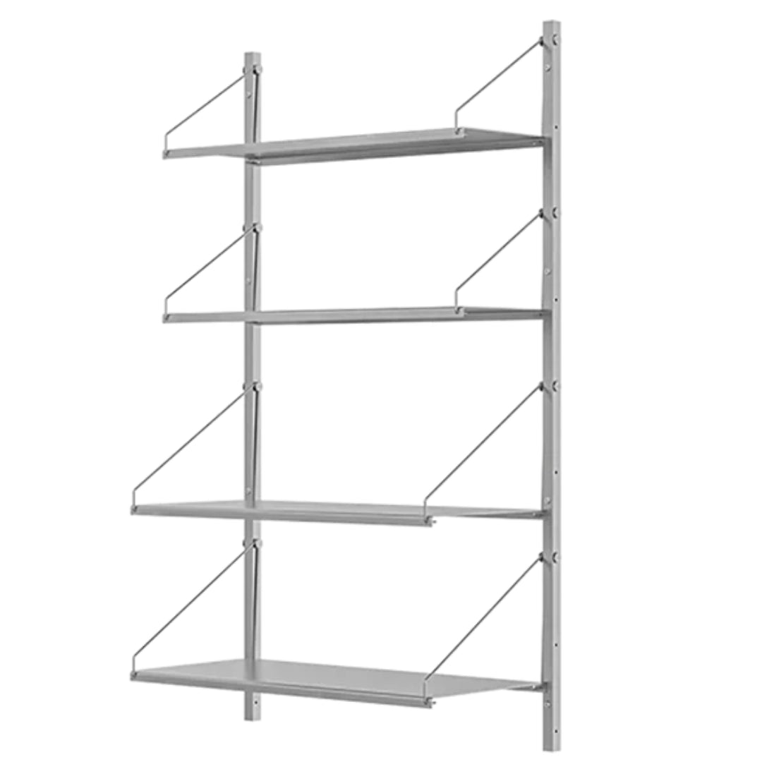 Shelf Library Single Section │ H42.7 │ Stainless Steel