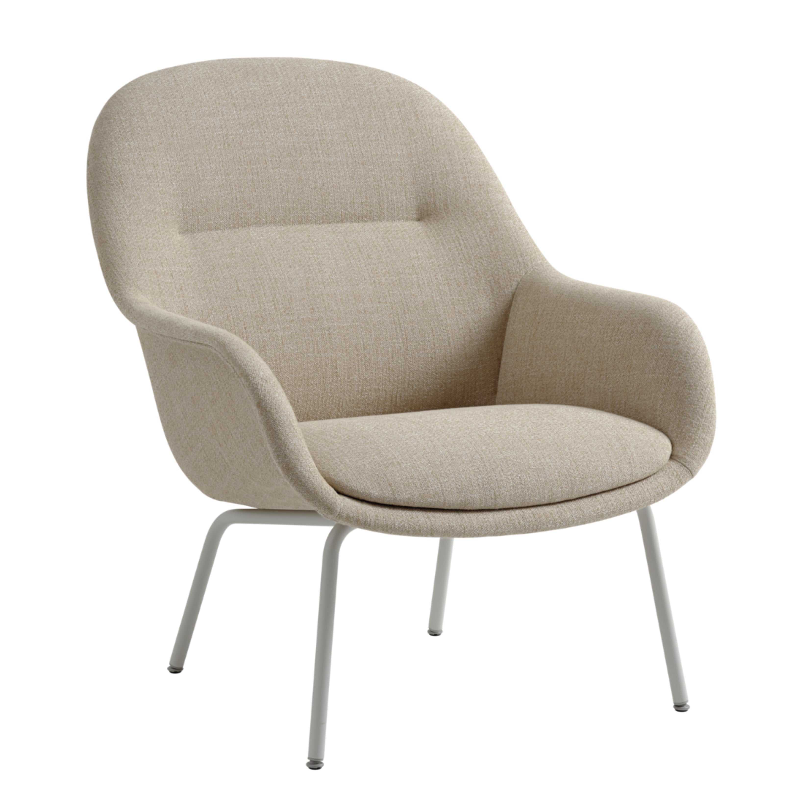 Fiber Lounge Armchair - Tube Base