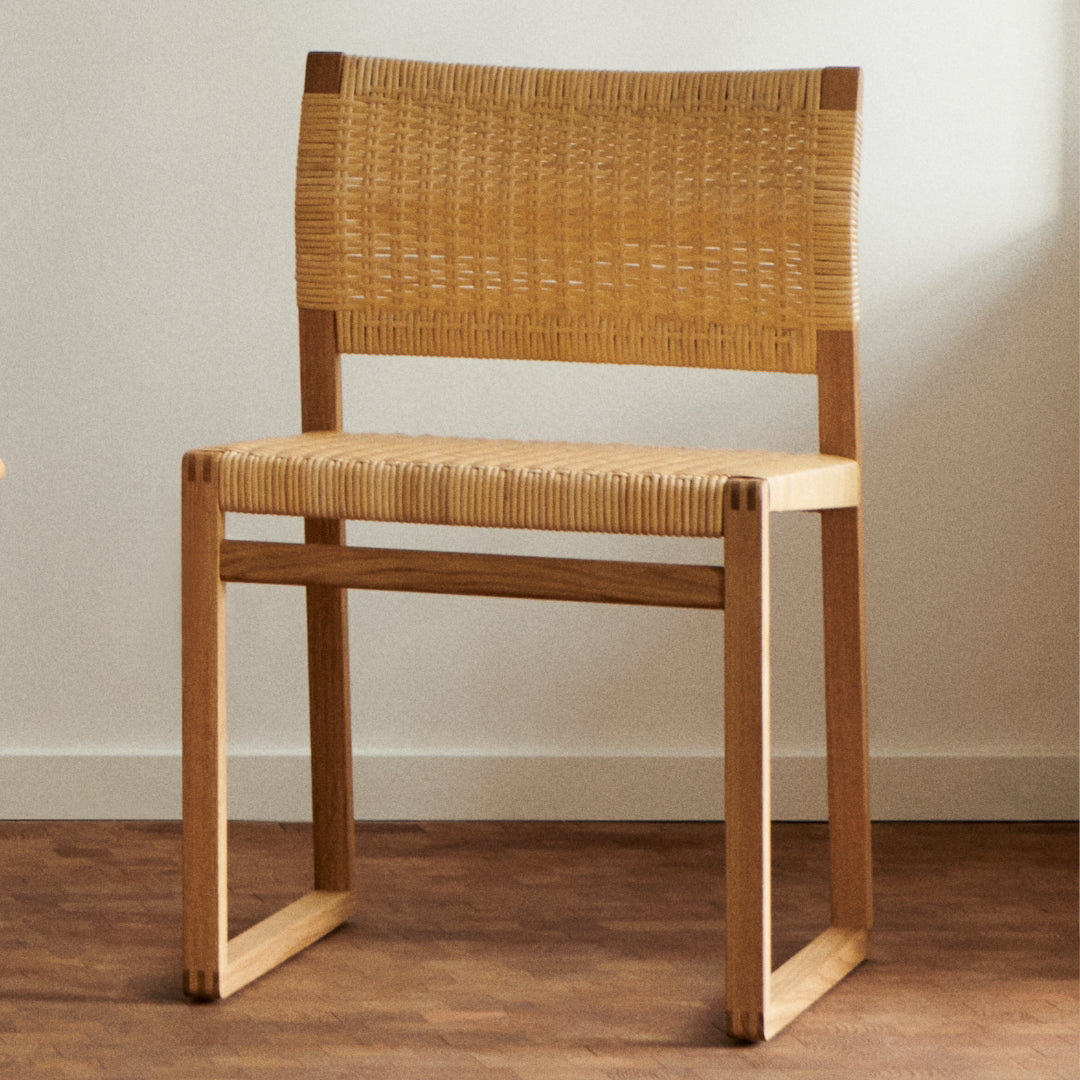 BM61 Chair - Natural Cane Wicker