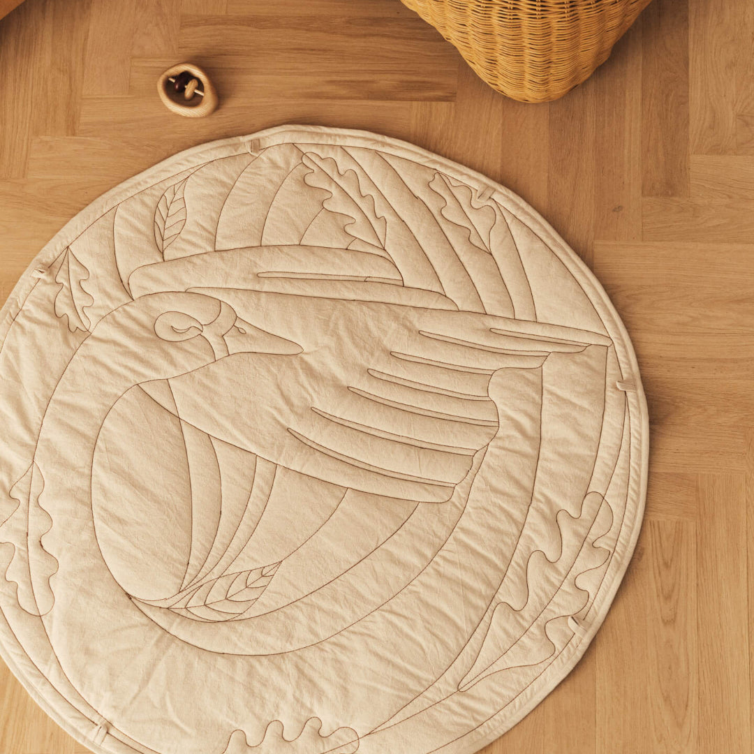 Ferm Living Swan Baby Playmat - Batten Home