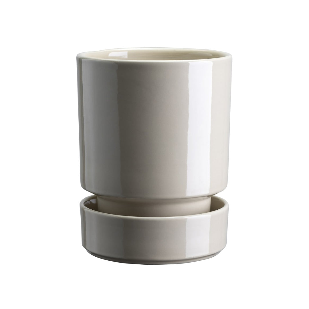 Hoff Glazed Pot - Sandstone Set