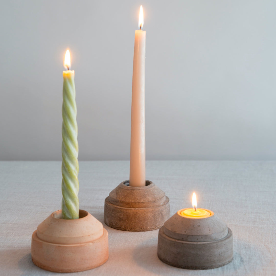 Hoff Raw Candleholder