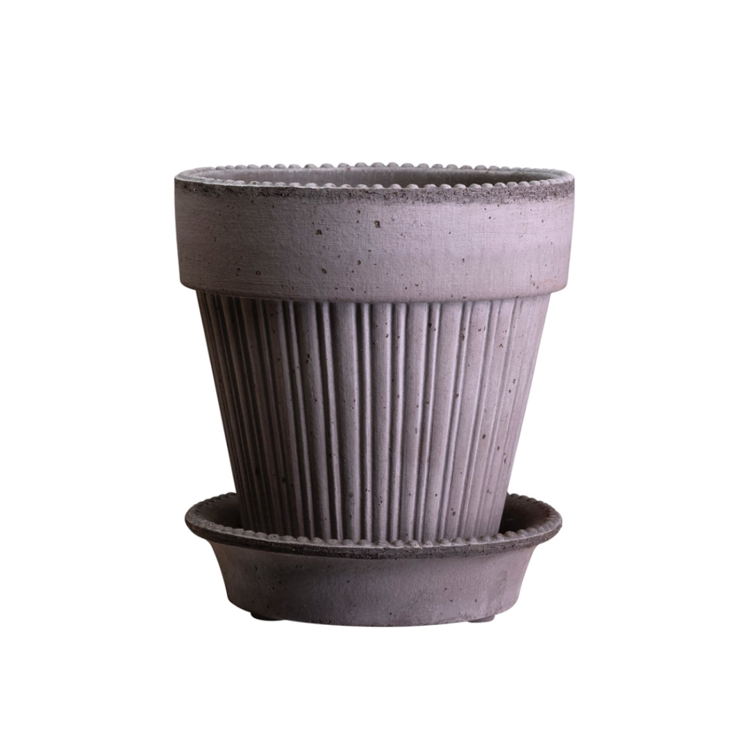 Simona Raw Pot - Grey