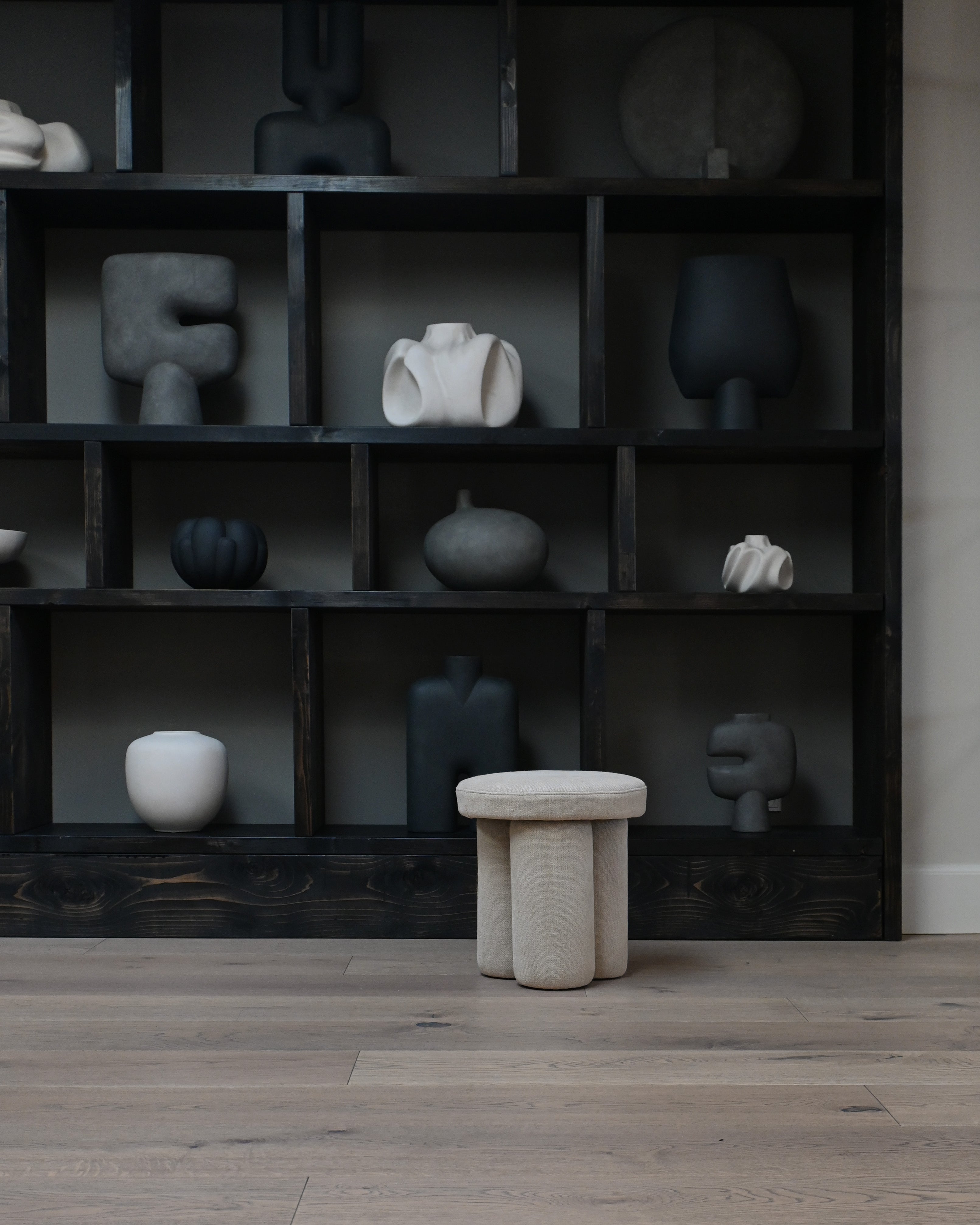 Big Foot Stool - Linen Sand