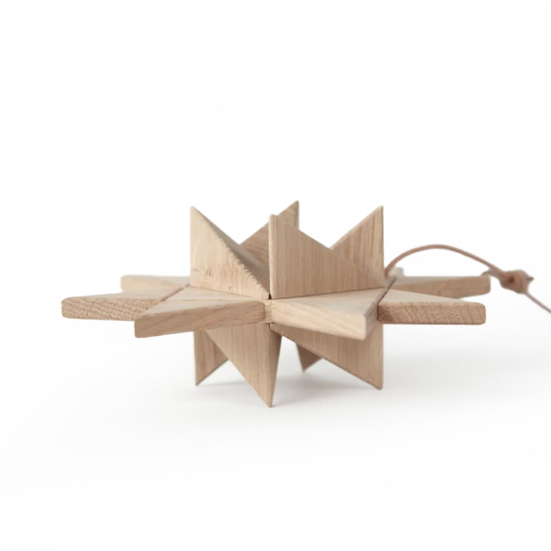 Fröbelstar Hanging, Oak