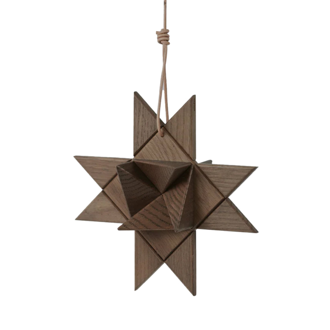 Fröbelstar Hanging, Smoke Stained Oak
