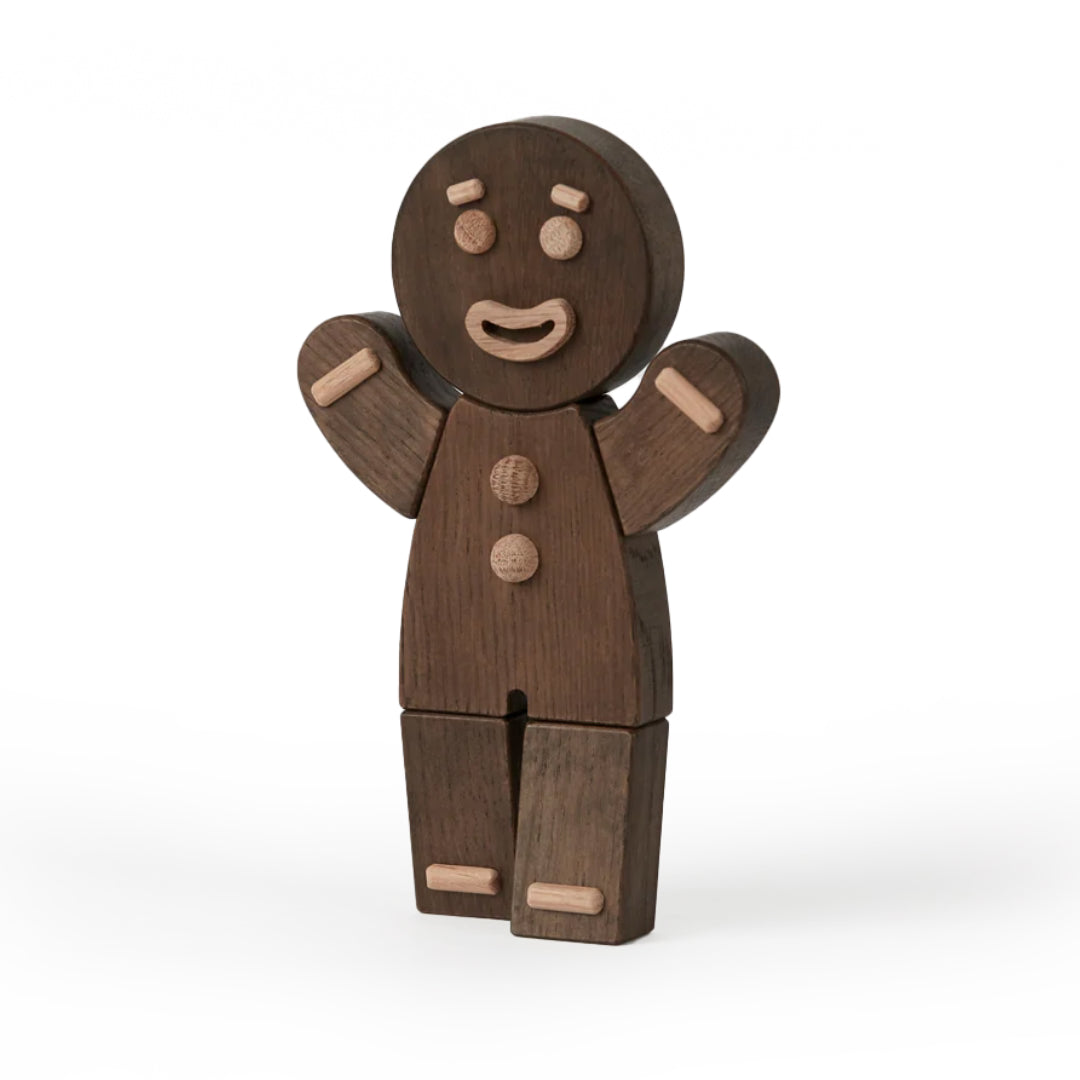 Gingerbread Man, Large Smoke Stained Oak