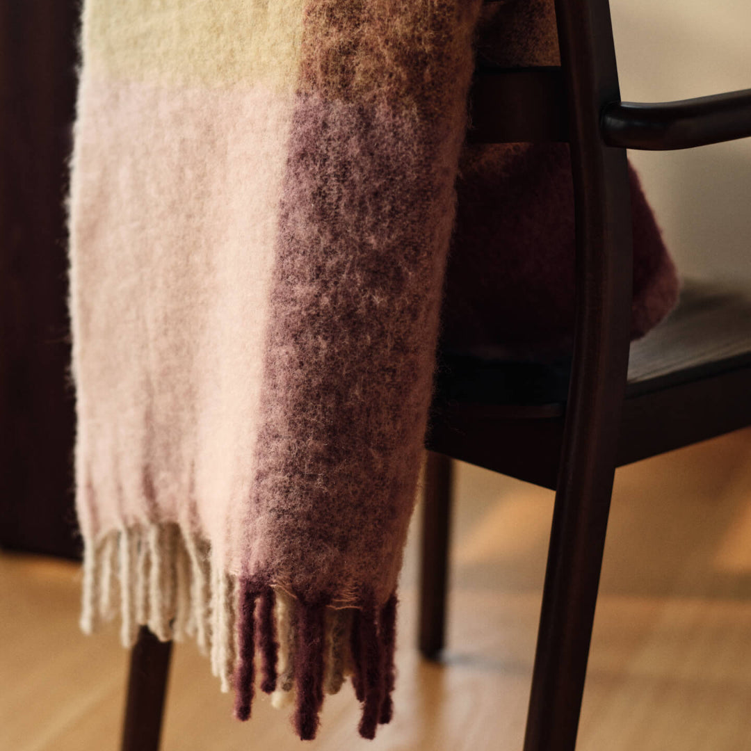 Ferm Living Blur Mohair Blanket - Batten Home