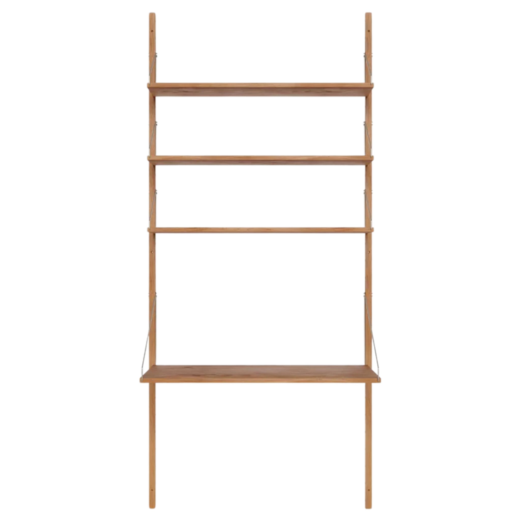 Frama Shelf Library Desk Section │ H72 │ Natural Oak - Batten Home