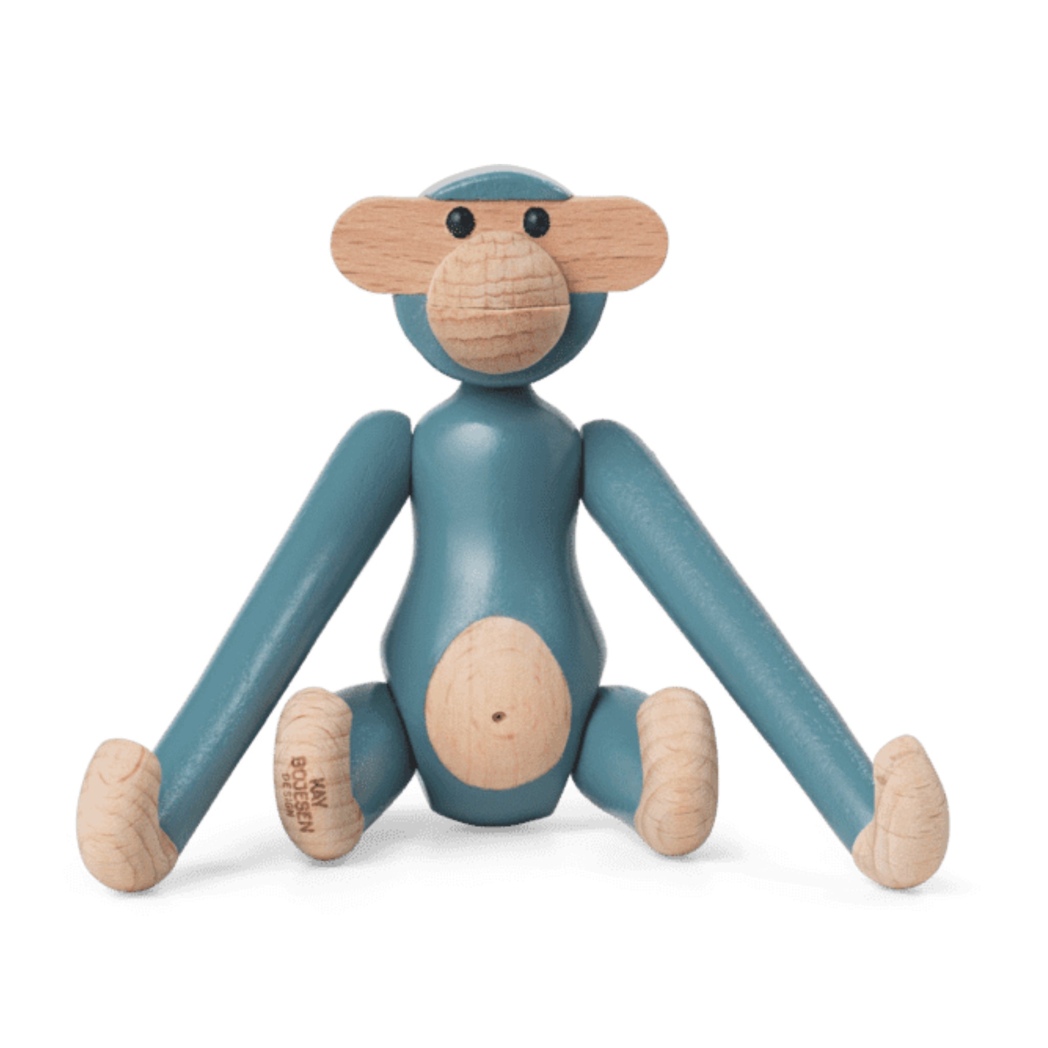 Kay Bojesen Kay Bojesen Monkey, Mini - Vintage Blue - Batten Home Kay Bojesen Kay Bojesen Monkey, Mini - Vintage Blue - Batten Home