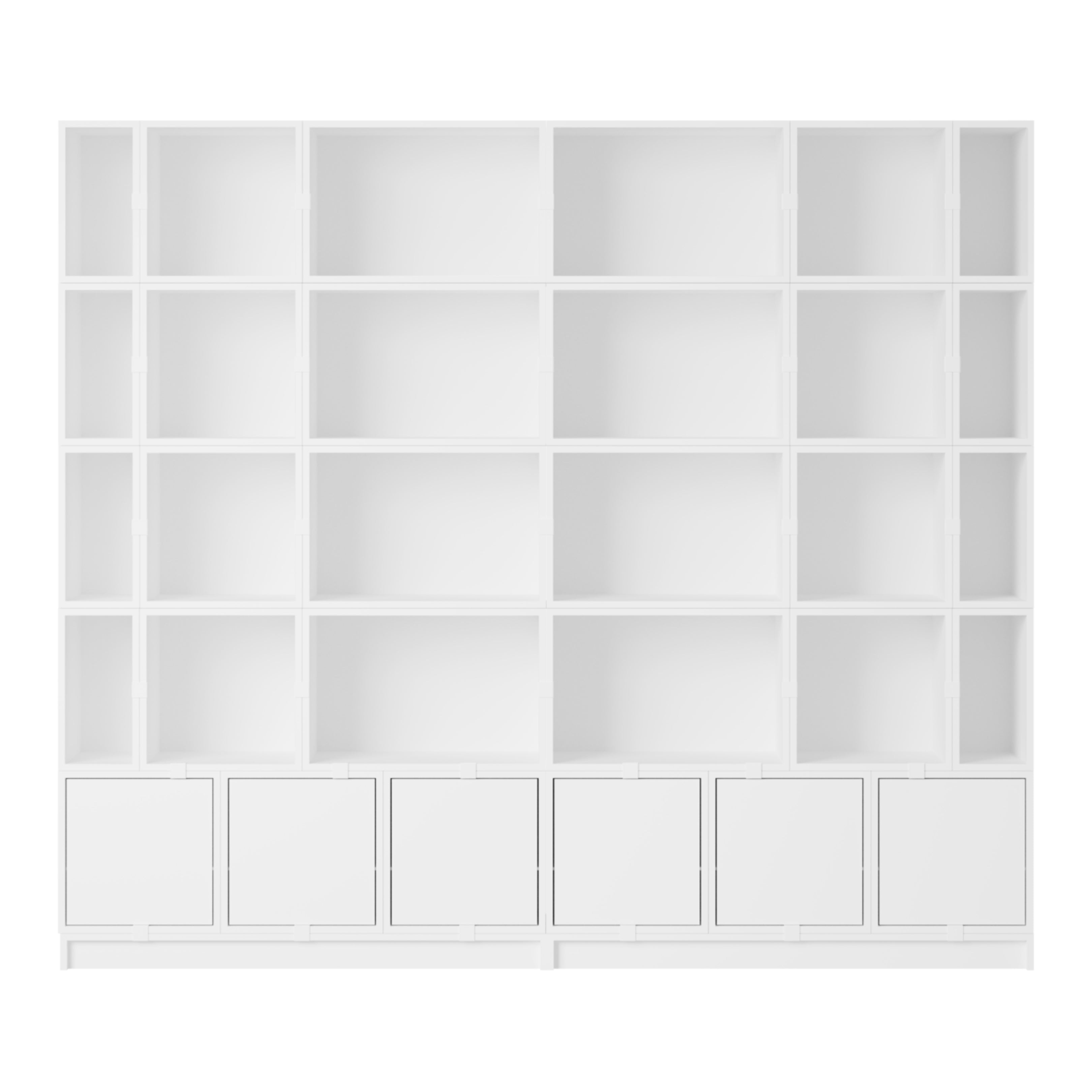 Stacked Storage System | Bookcase | Configuration One - Batten Home