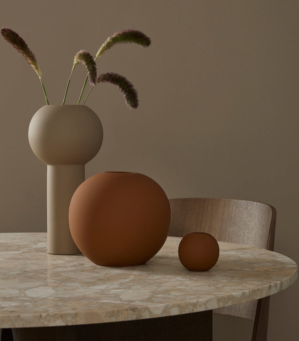 Pillar Vase Sand 24cm