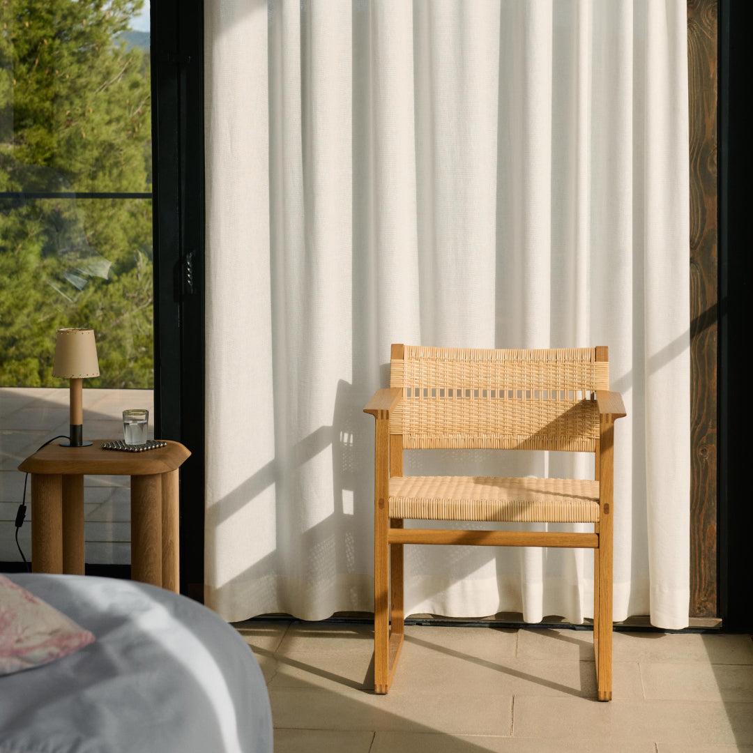 BM62 Armchair - Natural Cane Wicker