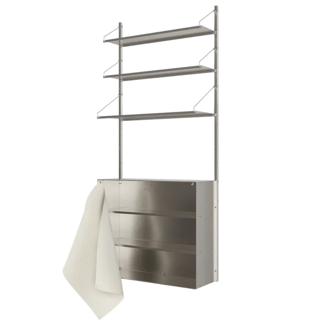 Shelf Library Canvas Cabinet Section