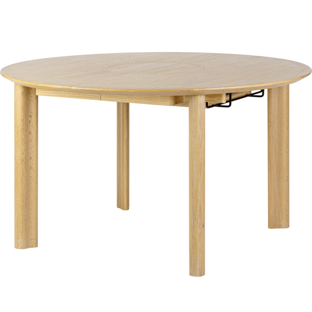 UMAGE Comfort Circle Extendable Dining Table Batten Home