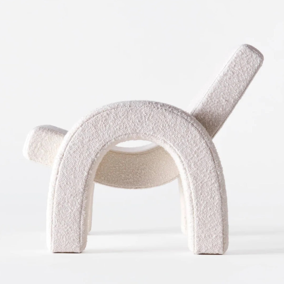 Arco Lounge Chair - Boucle White