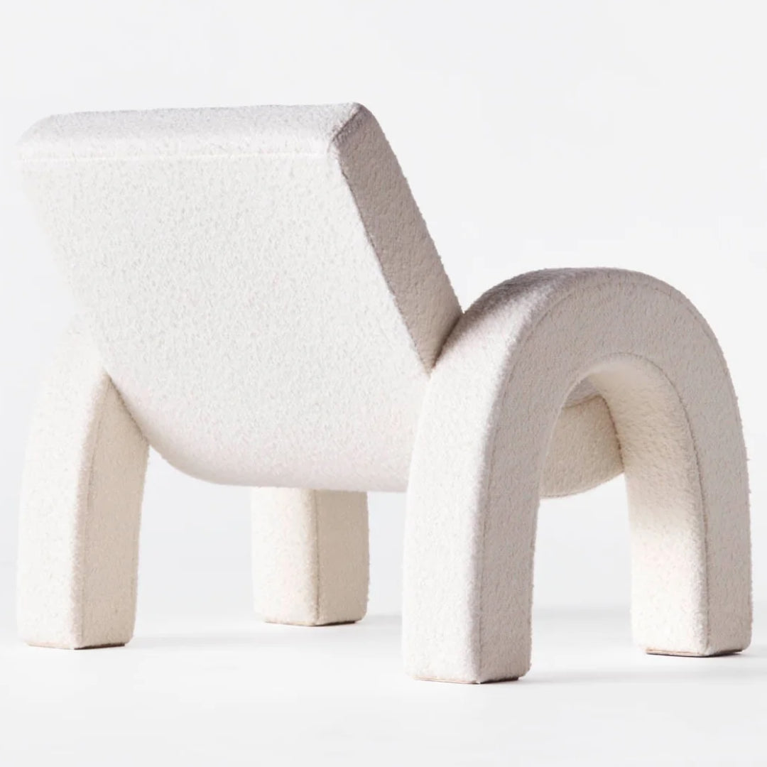 Arco Lounge Chair - Boucle White