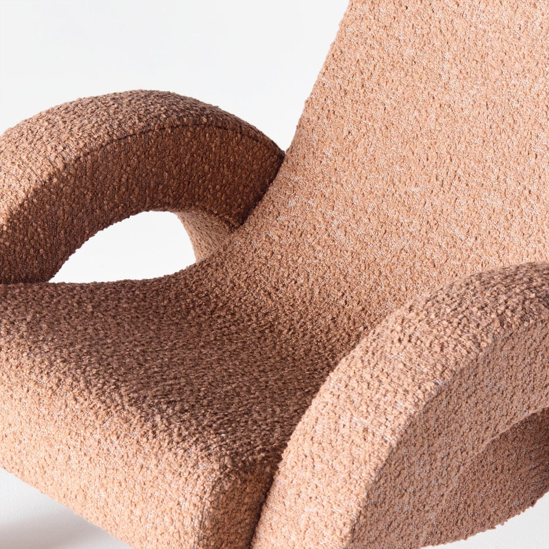 Arco Lounge Chair - Small - Boucle Pink