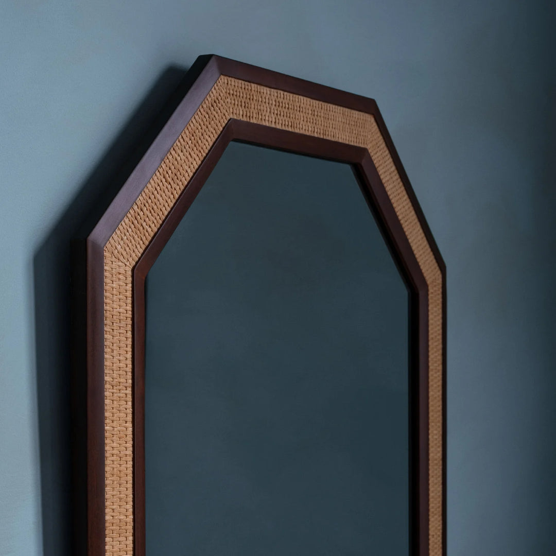 Rattan Mirror