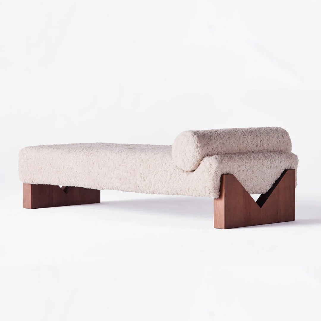 V Day Bed - Sheepskin